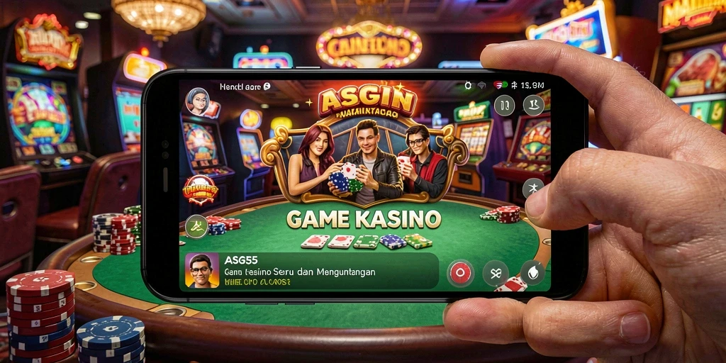 Tampilan menarik dari gameplay seru di ASG55.