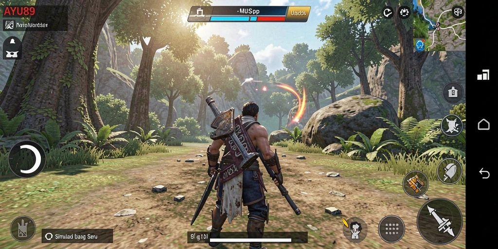 Tampilan gameplay AYU89 yang menarik dan interaktif.