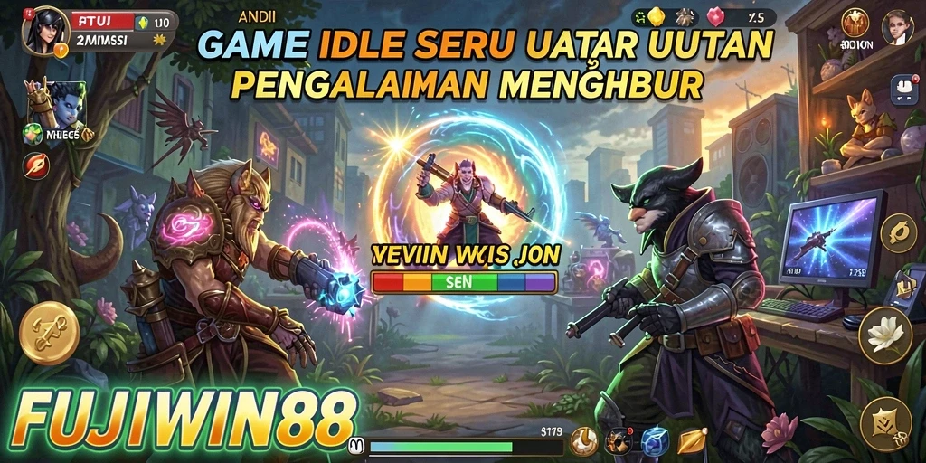 Tampilan gameplay menarik dari FUJIWIN88 dengan mekanika Idle yang intuitif.