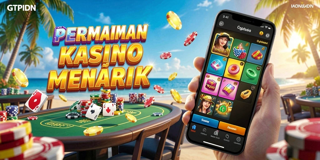Screenshot GTPIDN menampilkan momen seru permainan Kasino.
