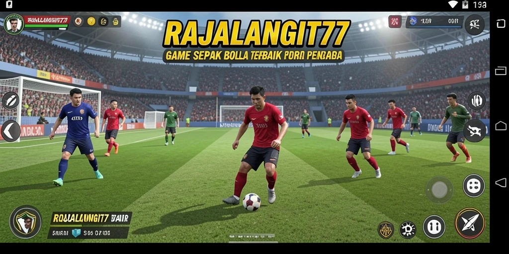 Tampilan aksi mendebarkan dalam RAJALANGIT77 menunjukkan kehebohan sepak bola.