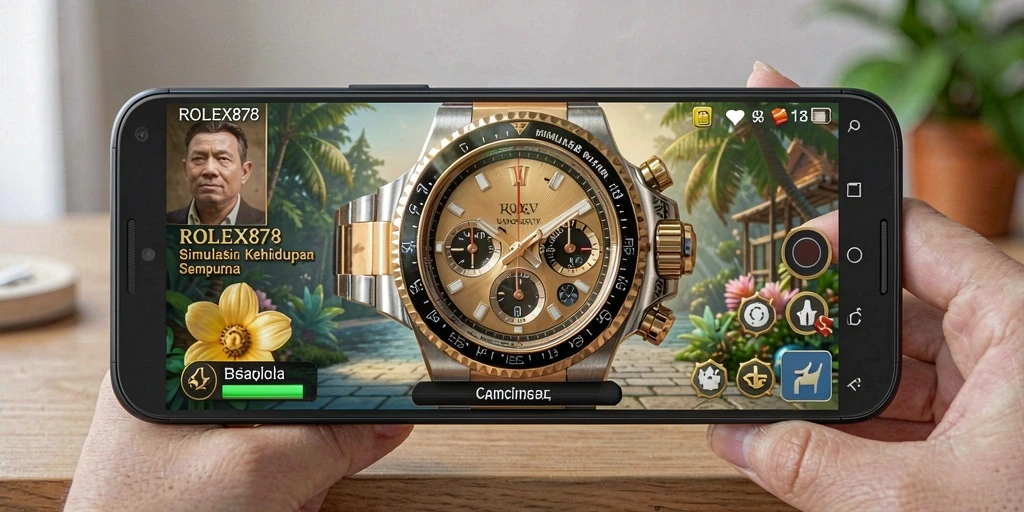 Screenshot utama ROLEX878 menampilkan sesi gameplay yang menarik dan interaktif.