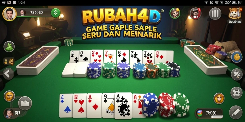 Tampilan gameplay seru dan interaktif dari RUBAH4D.