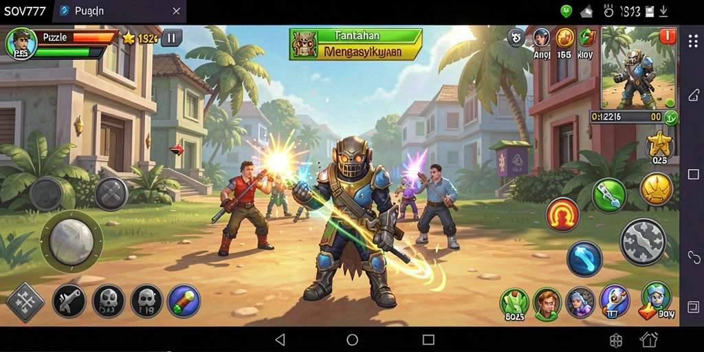 Tampilan gameplay SOV777 yang penuh warna dan menarik.
