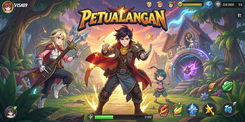 Tampilan penuh aksi dari gameplay <strong>VISA89</strong> yang menarik.